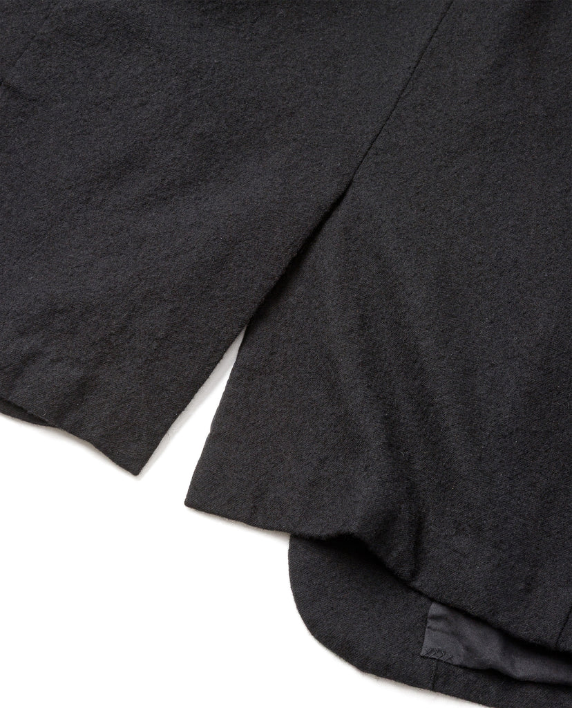 SANDINISTA MFG "WOOL 5 BUTTON JACKET" BLACK