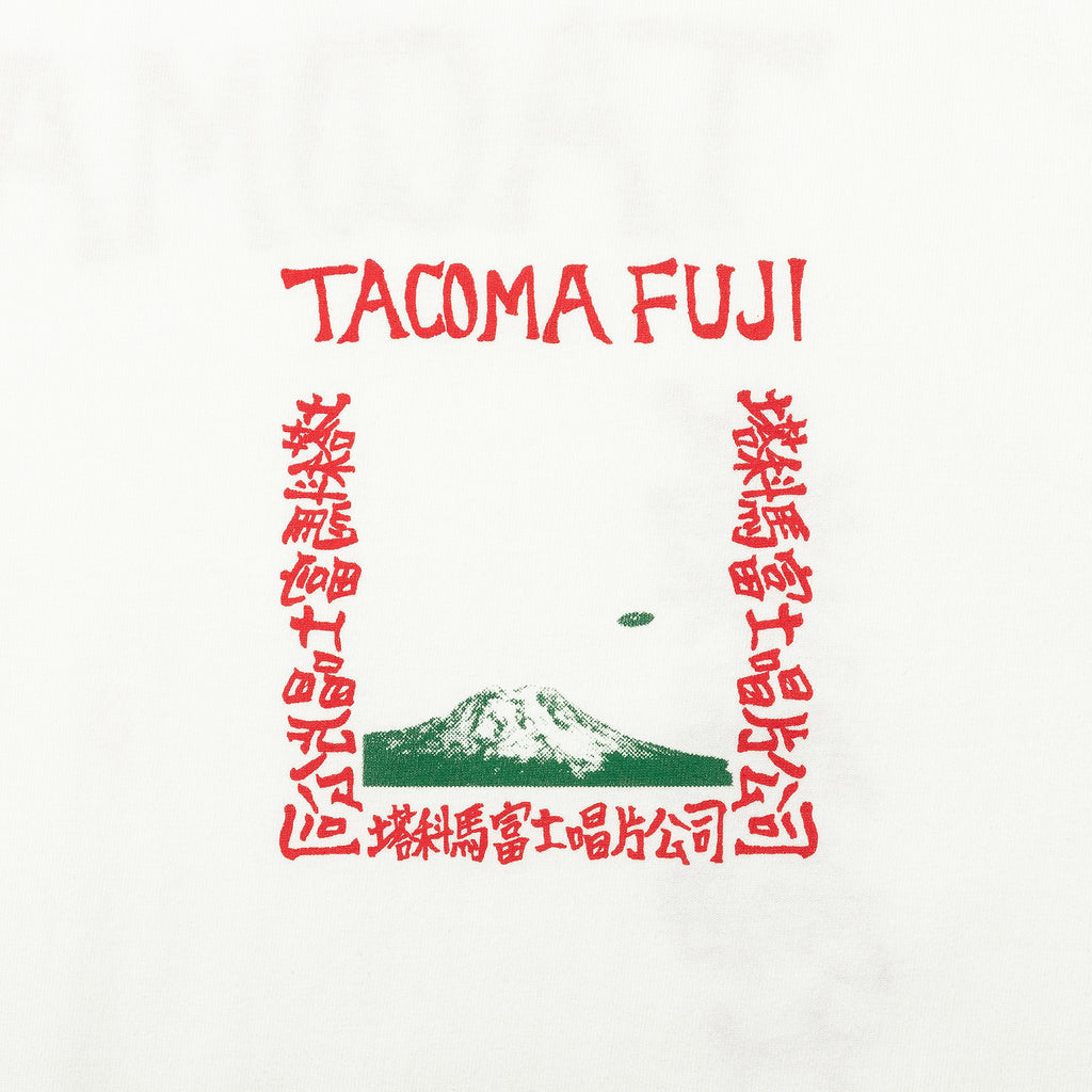 TACOMA FUJI RECORDS "LIVE AT FILLMORE!? L/S DESIGNED BY HIROHISA YOKOYAMA" WHITE