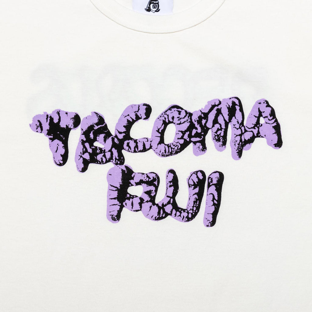 TACOMA FUJInRECORDS "MOKO TACOMA T-SHIRT DESIGNED BY SATOSHI SUZUKI" WHITE