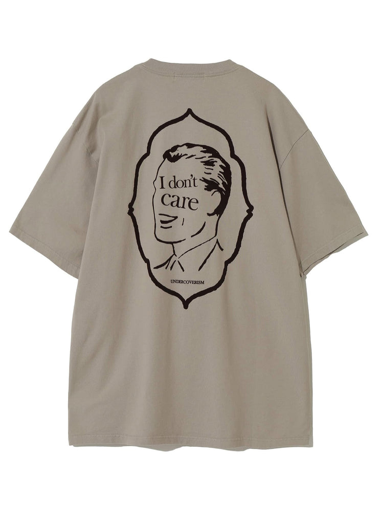 UNDERCOVER "I DON'T CARE S/S T-SHIRT" BEIGE