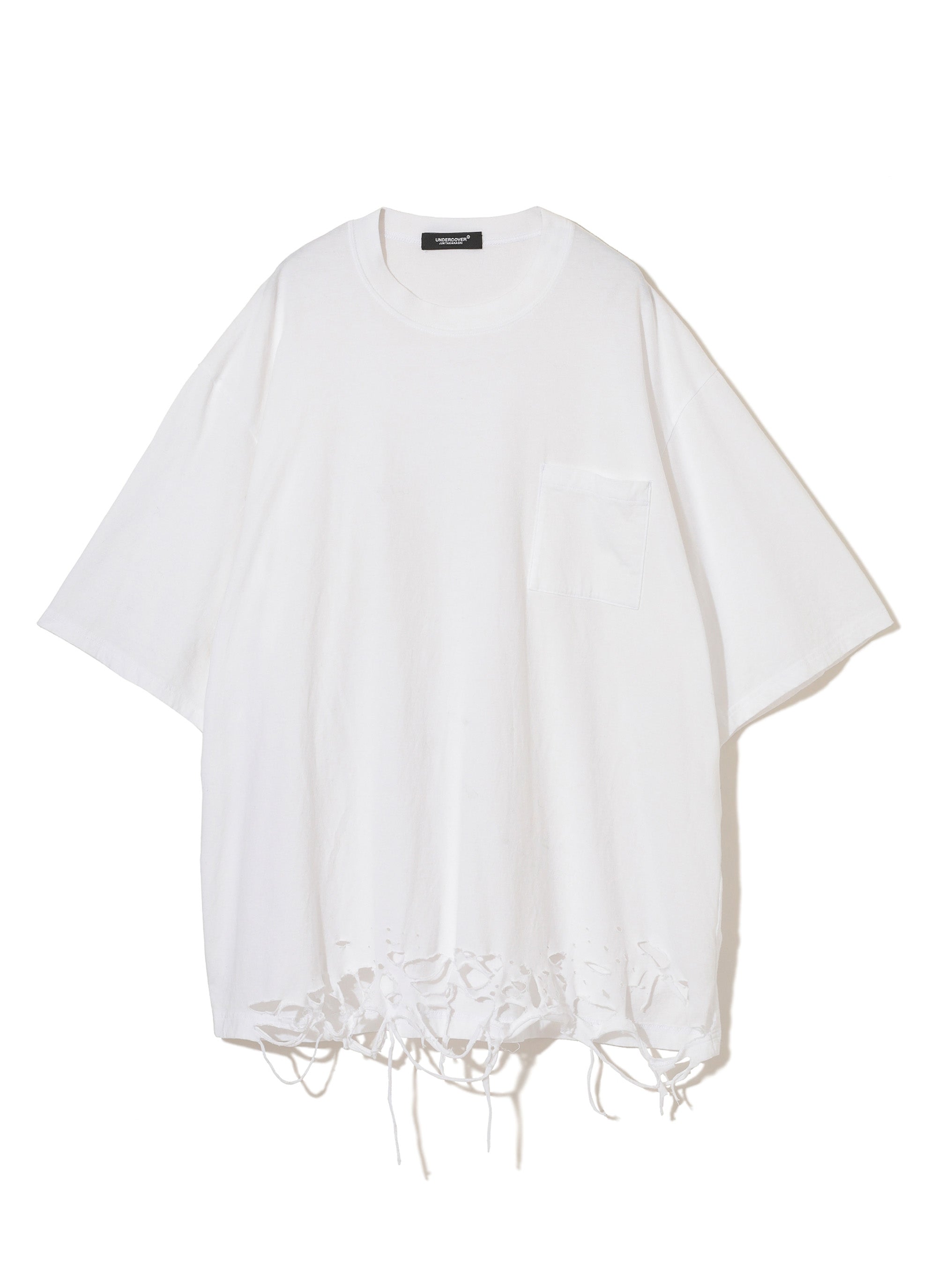 Tシャツ・カットソー UNDERCOVER SS25 (UP1E4809 WHITE) UNDERCOVER】UP1E4809 noise TEE（Tシャツ/カットソー