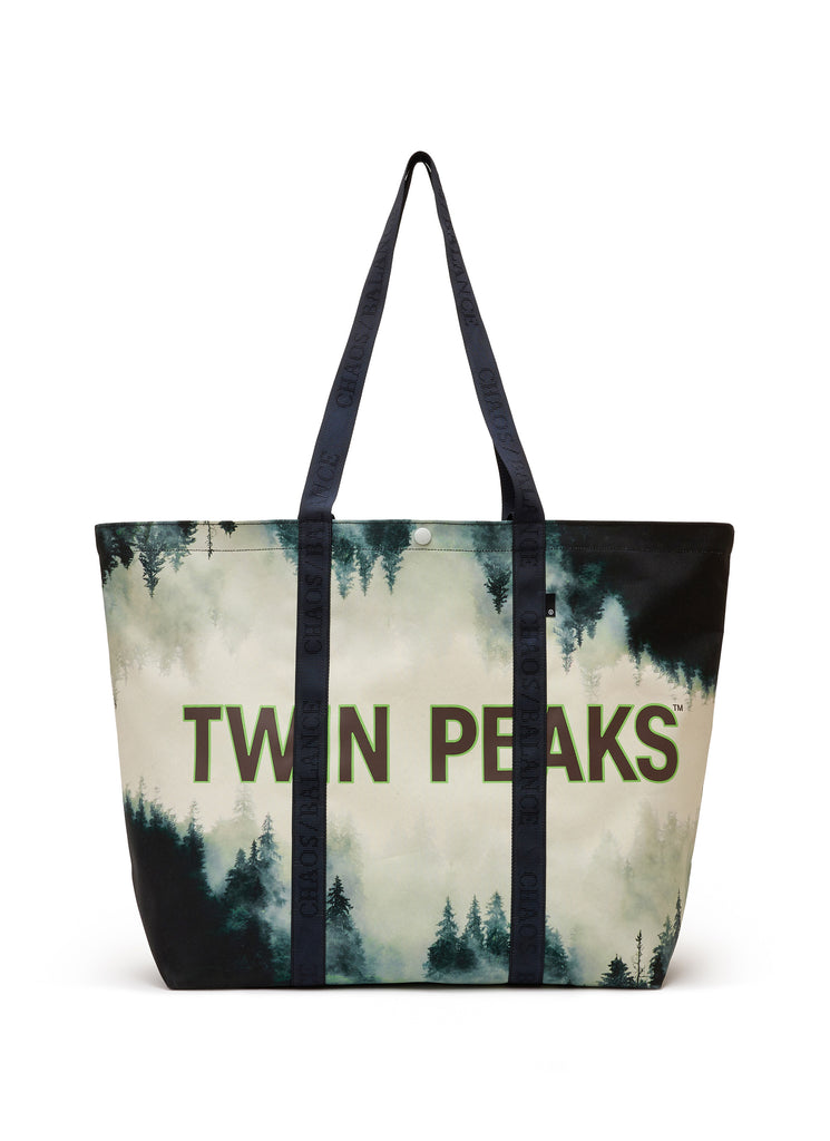 UNDERCOVER "TWIN PEAKS TOTE BAG" BLACK