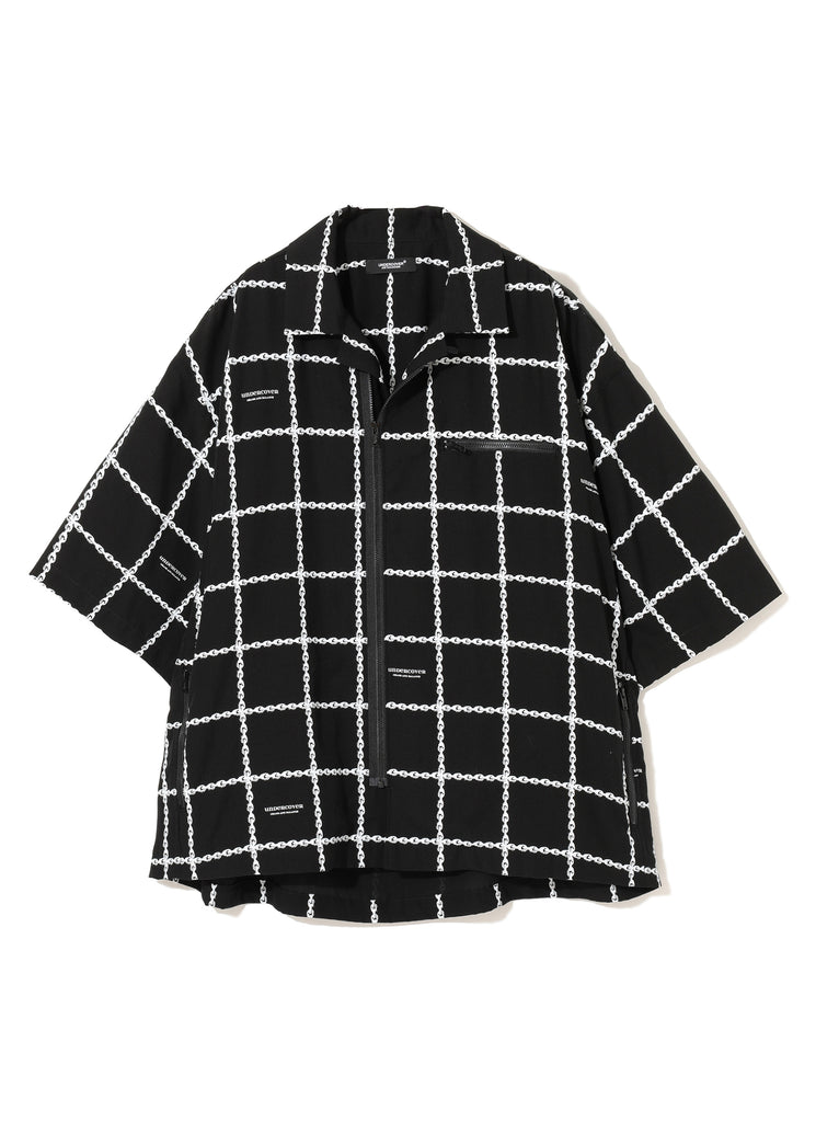 UNDERCOVER "CHAIN PATTERN H/S SHIRT" BLACK