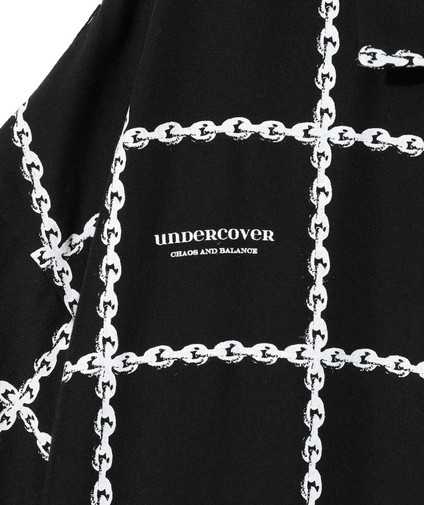 UNDERCOVER "CHAIN PATTERN H/S SHIRT" BLACK