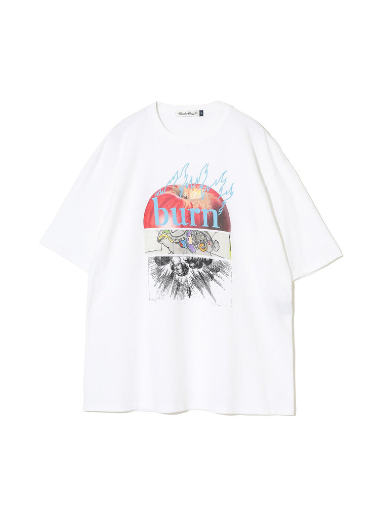 UNDERCOVER "BURN T-SHIRT" WHITE