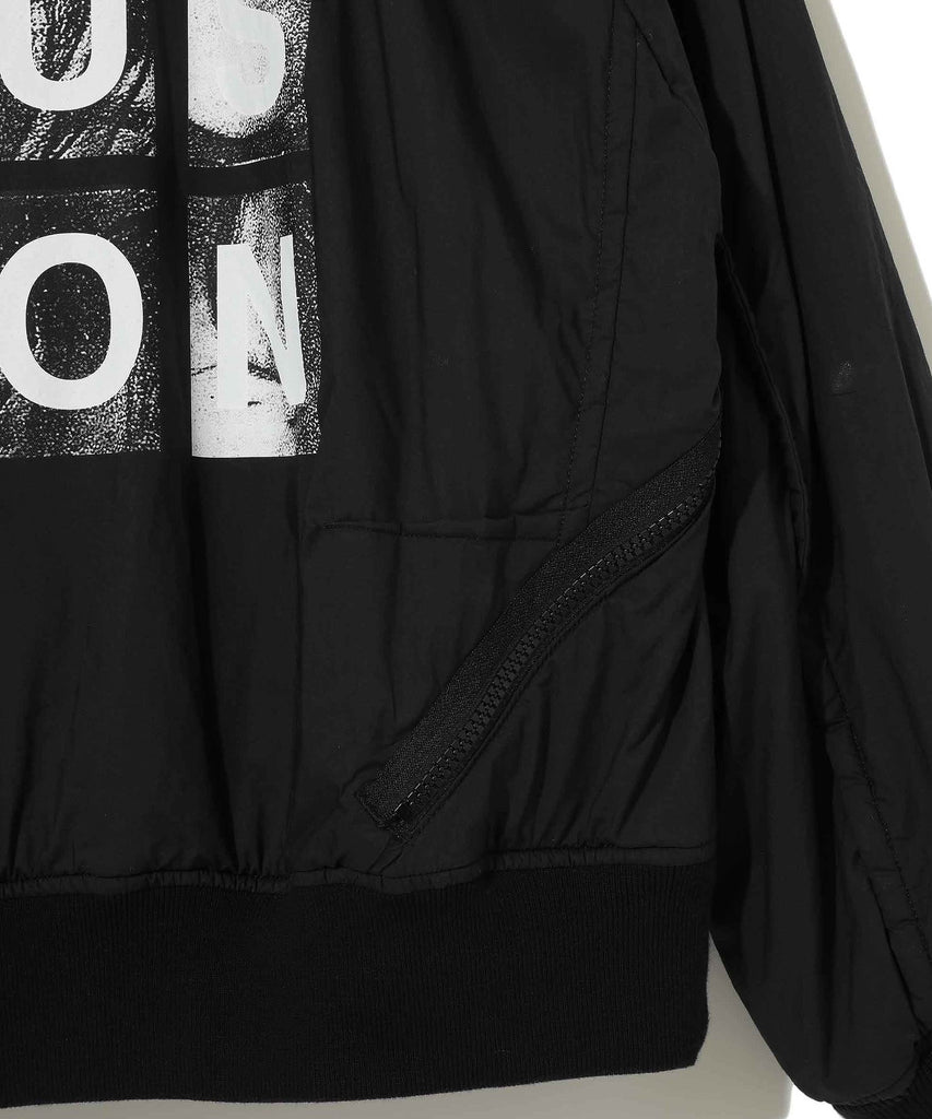 UNDERCOVER "CROSS SEAM OUT JACKET" BLACK