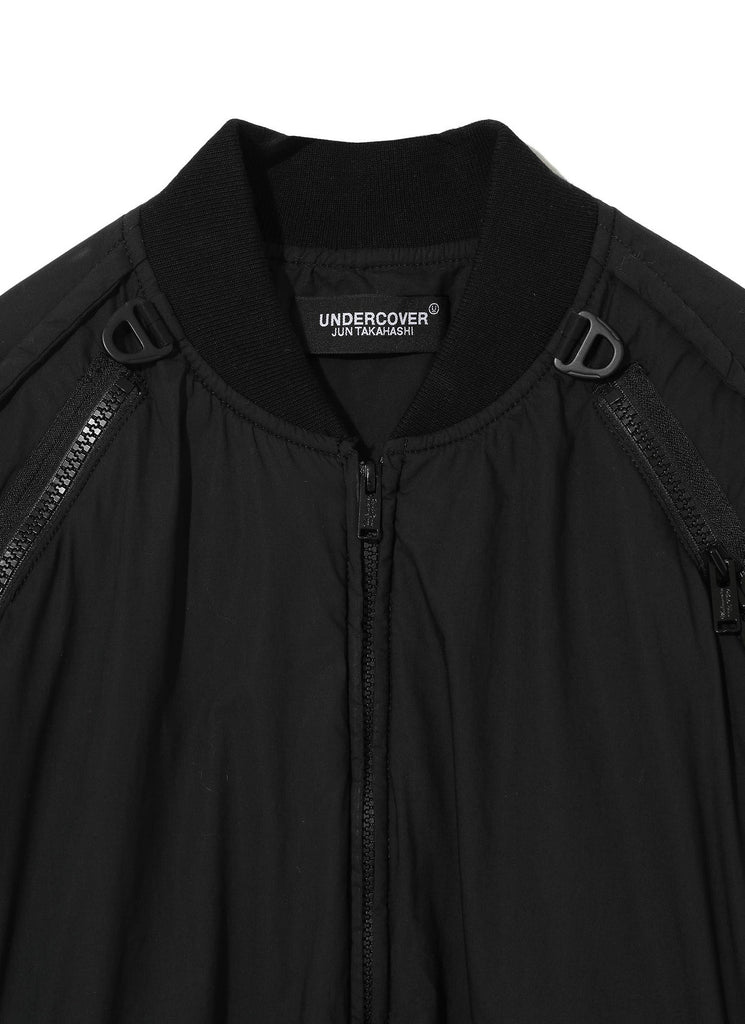 UNDERCOVER "CROSS SEAM OUT JACKET" BLACK