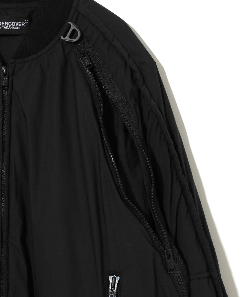 UNDERCOVER "CROSS SEAM OUT JACKET" BLACK