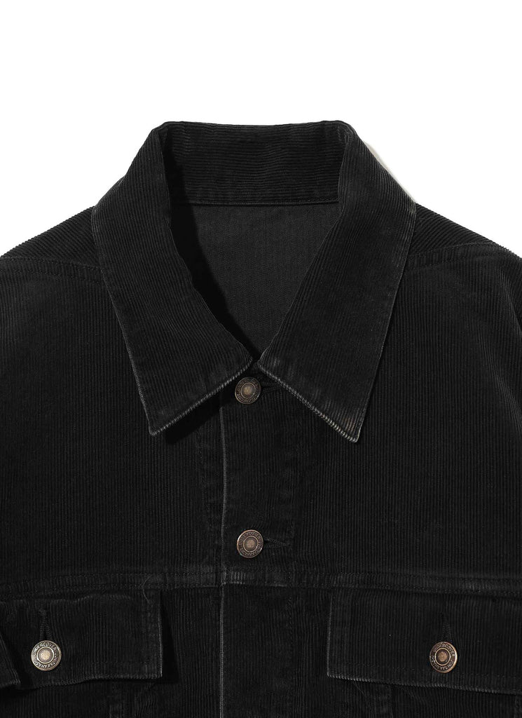 UNDERCOVER "CORDUROY TRUCKER JACKET" BLACK