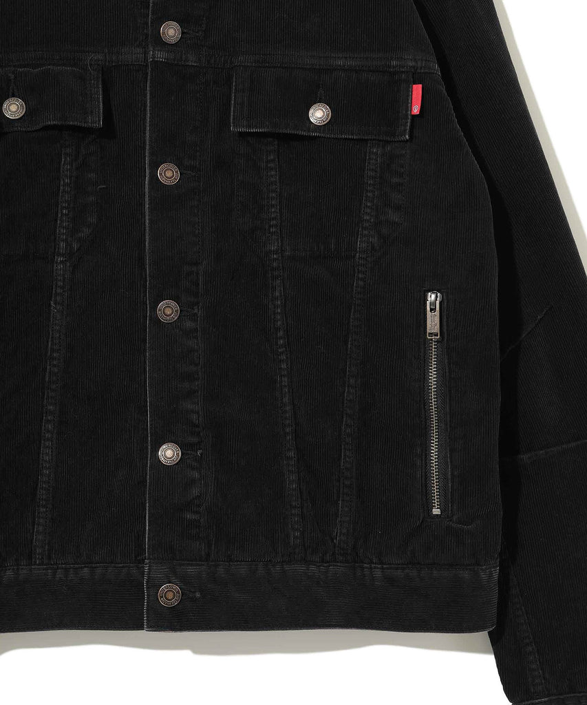 UNDERCOVER "CORDUROY TRUCKER JACKET" BLACK