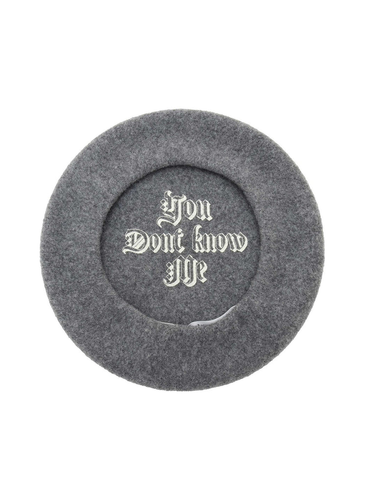 UNDERCOVER X KIJIMA TAKAYUKI "WOOL BERET" GRAY