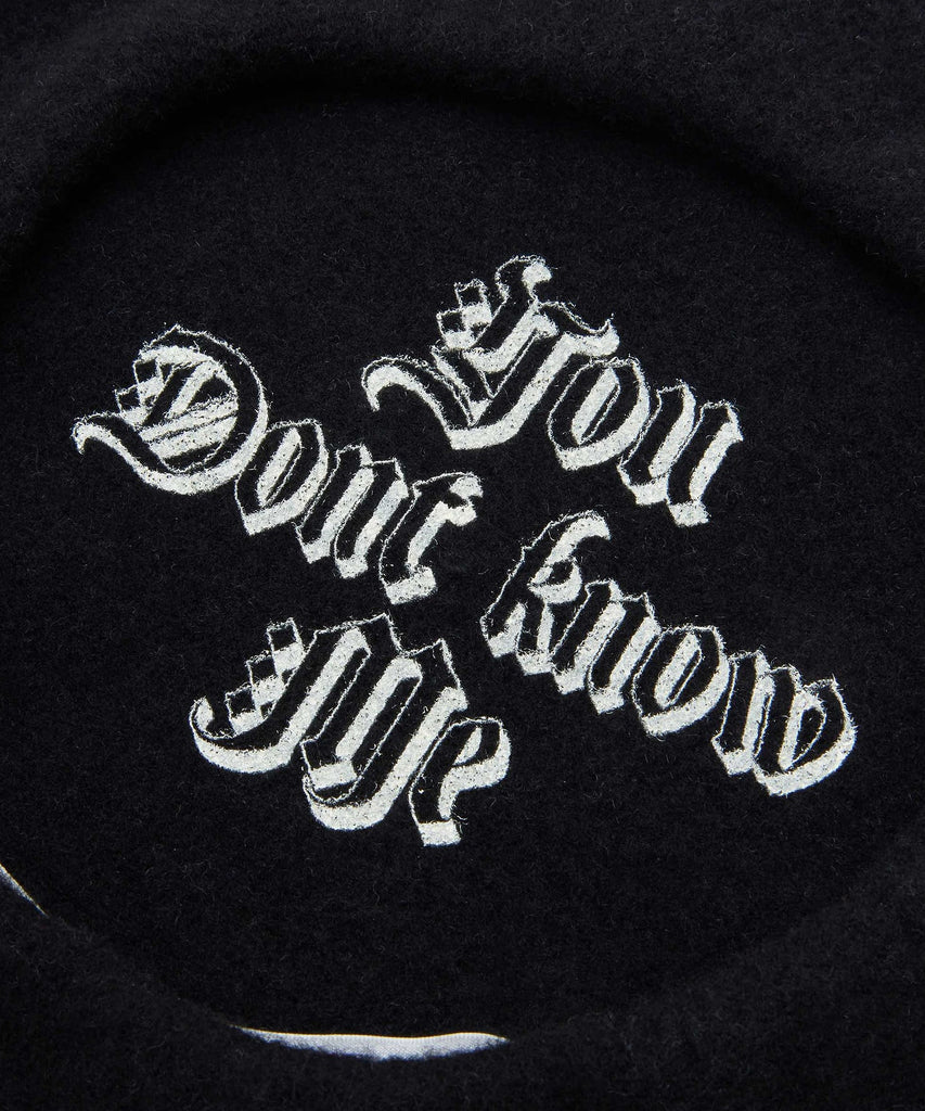 UNDERCOVER X KIJIMA TAKAYUKI  "WOOL BERET" BLACK