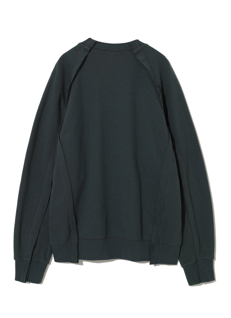 UNDERCOVER "SWITCHING SWEAT TOP" GRAY GREEN