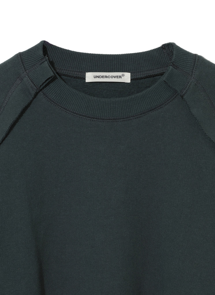 UNDERCOVER "SWITCHING SWEAT TOP" GRAY GREEN