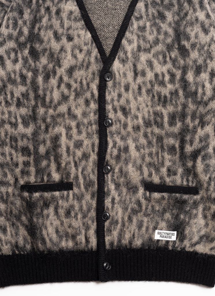 公式ショップから探す WACKO MARIA LEOPARD MOHAIR CARDIGAN 21fw