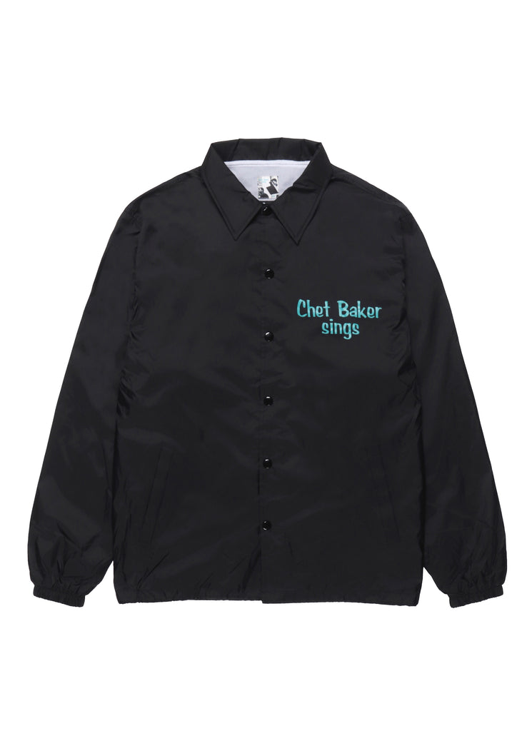 WACKO MARIA/GUILTY PARTIES "CHET BAKER COACH JACKET" BLACK