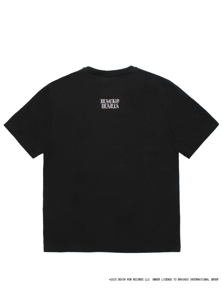 WACKO MARIA/GUILTY PARTIES "DEATH RAW RECORDS T-SHIRT" BLACK