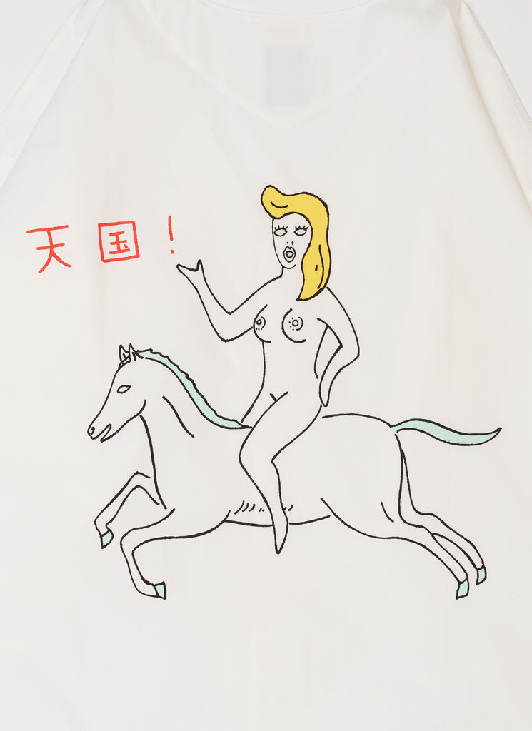 WACKO MARIA/GUILTY PARTIES "世界平和プロジェクト DABO SHIRT" WHITE