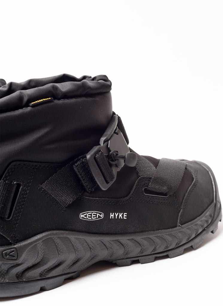 KEEN X HYKE "HOODZERRA NXIS WATERPROOF BOOTS" BLACK