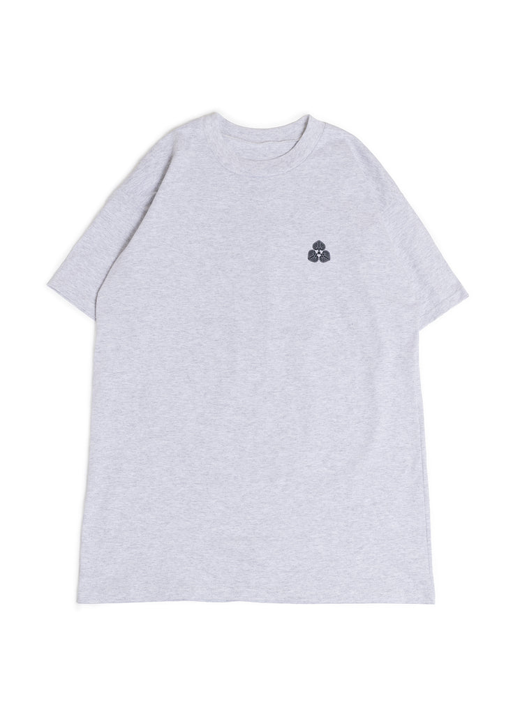 NAKAMURAYA "KANJI HEAVYWEIGHT S/S T-SHIRT" ASH X CHARCOAL
