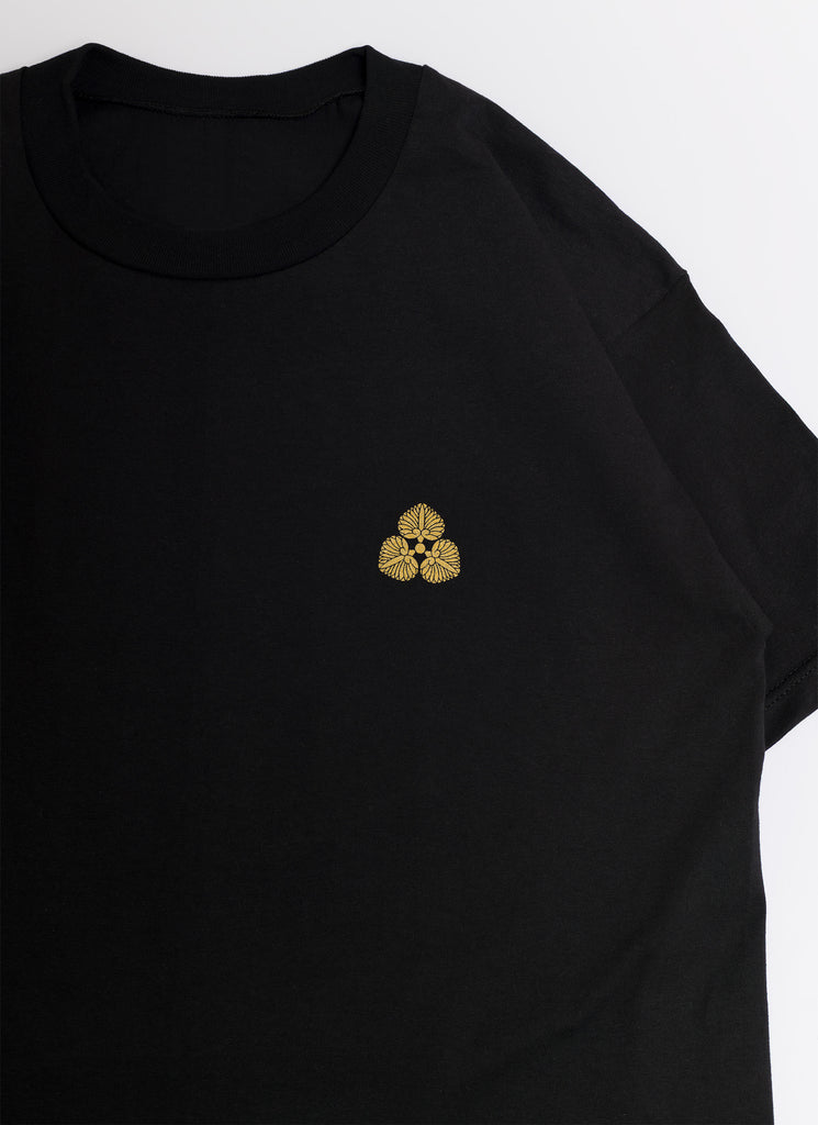 NAKAMURAYA "KANJI HEAVYWEIGHT S/S T-SHIRT" BLACK X DARK GOLD