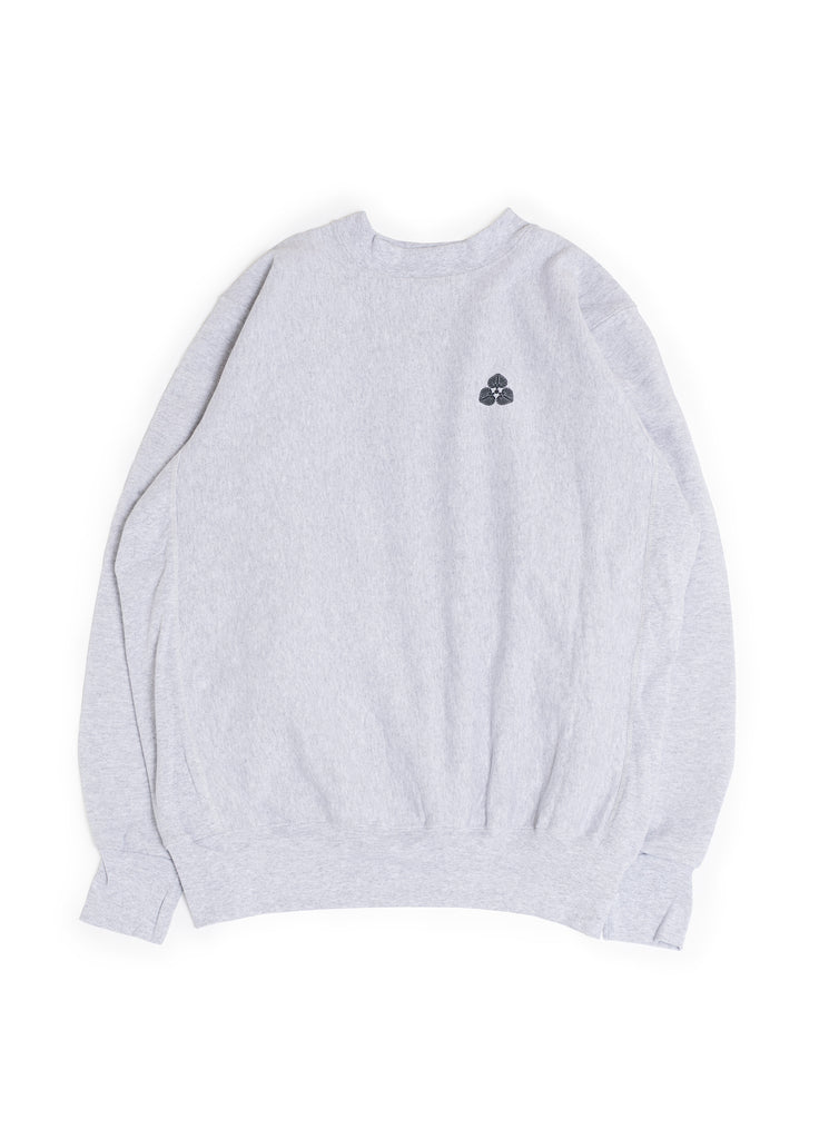 nakamuraya "KANJI HEAVYWEIGHT CREWNECK SWEATSHIRT" HEATHER GRAY