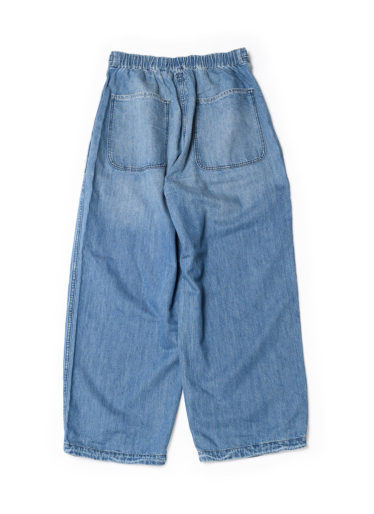 nanamica "DENIM WORK PANTS" INDIGO BLEACH