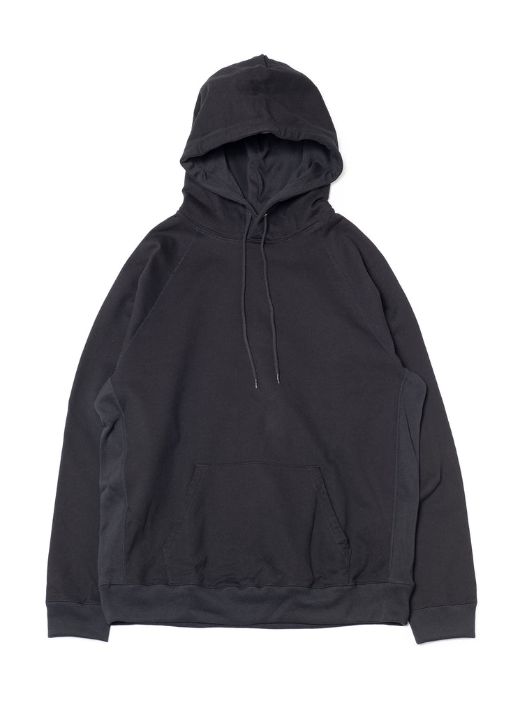 nanamica "HOODED PULLOVER SWEAT" BLACK