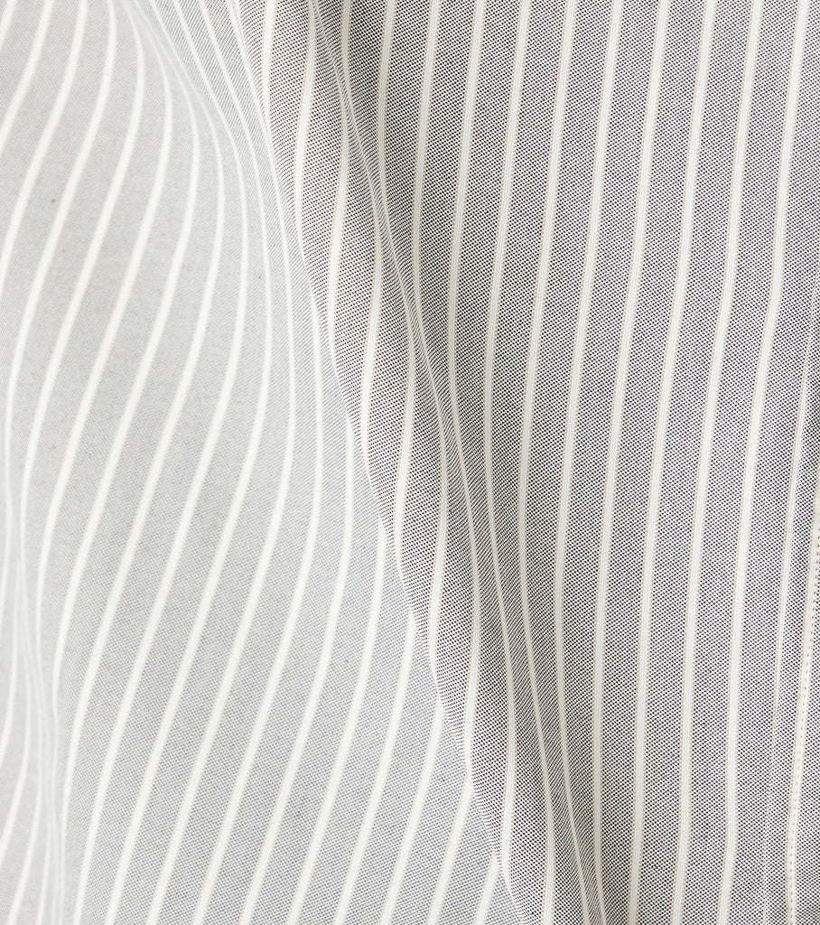 nanamica “BUTTON DOWN STRIPE WIND SHIRT” BROWN