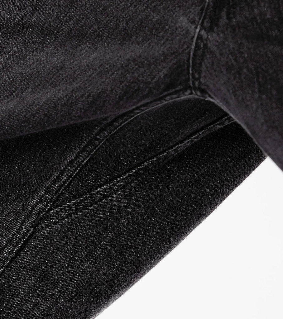 nanamica "WIDE DENIM PANTS" GRAY