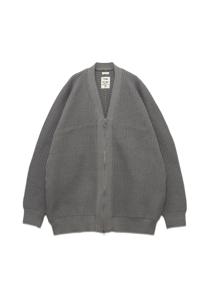 nanamica "5G Zip Cardigan" HEATHER GRAY