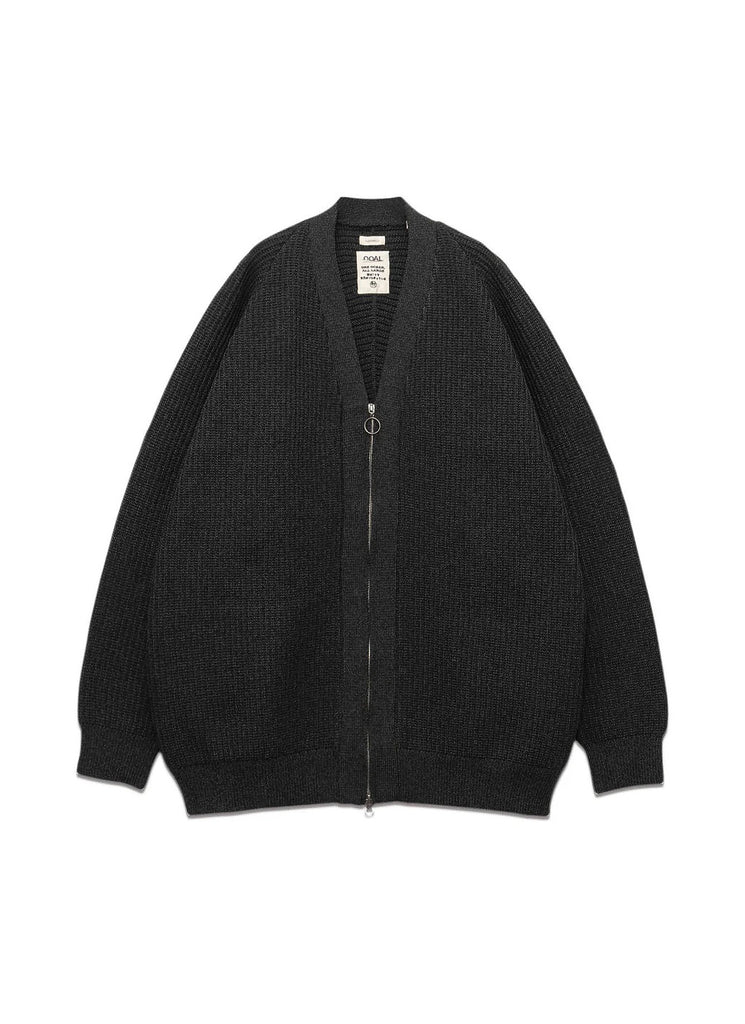 nanamica "5G Zip Cardigan" BLACK