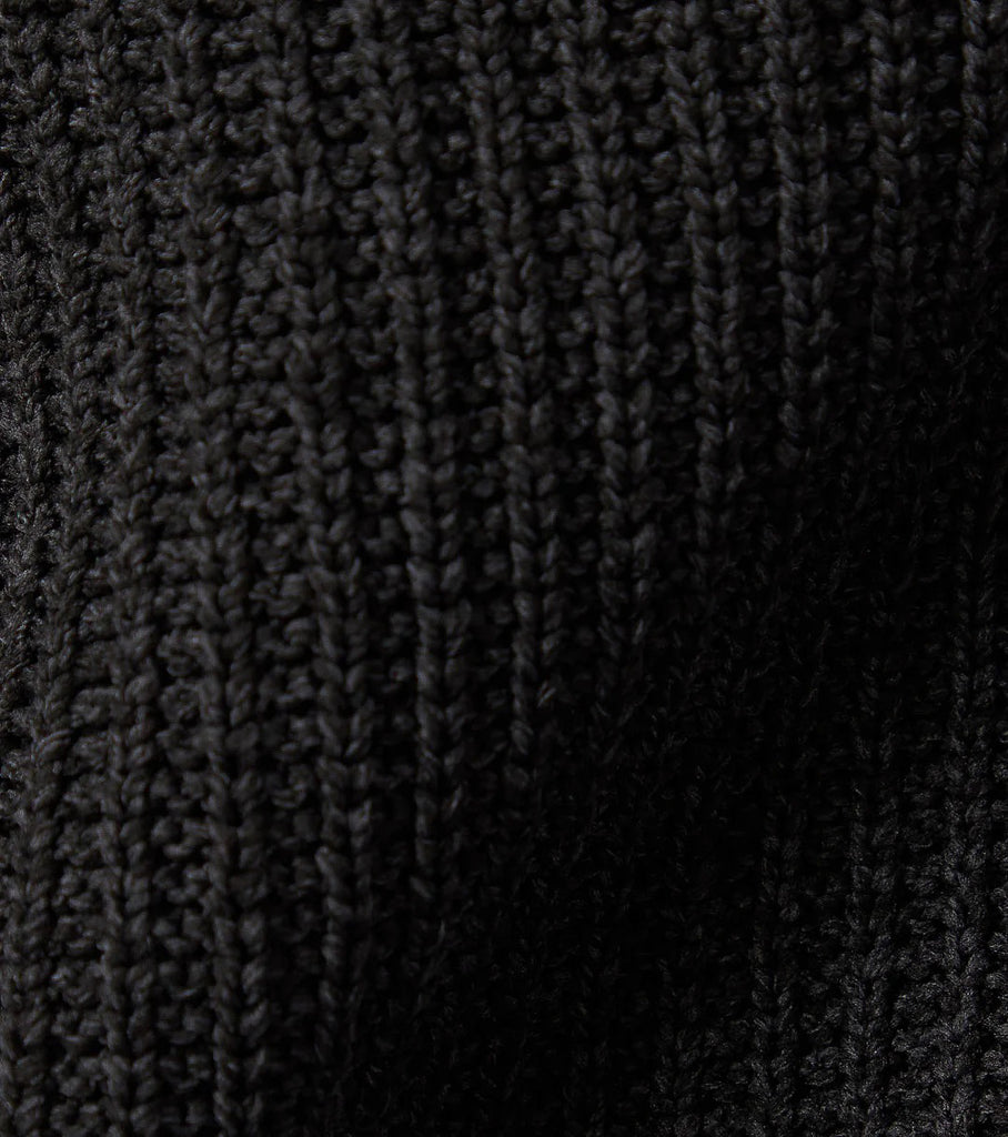 nanamica "5G Zip Cardigan" BLACK