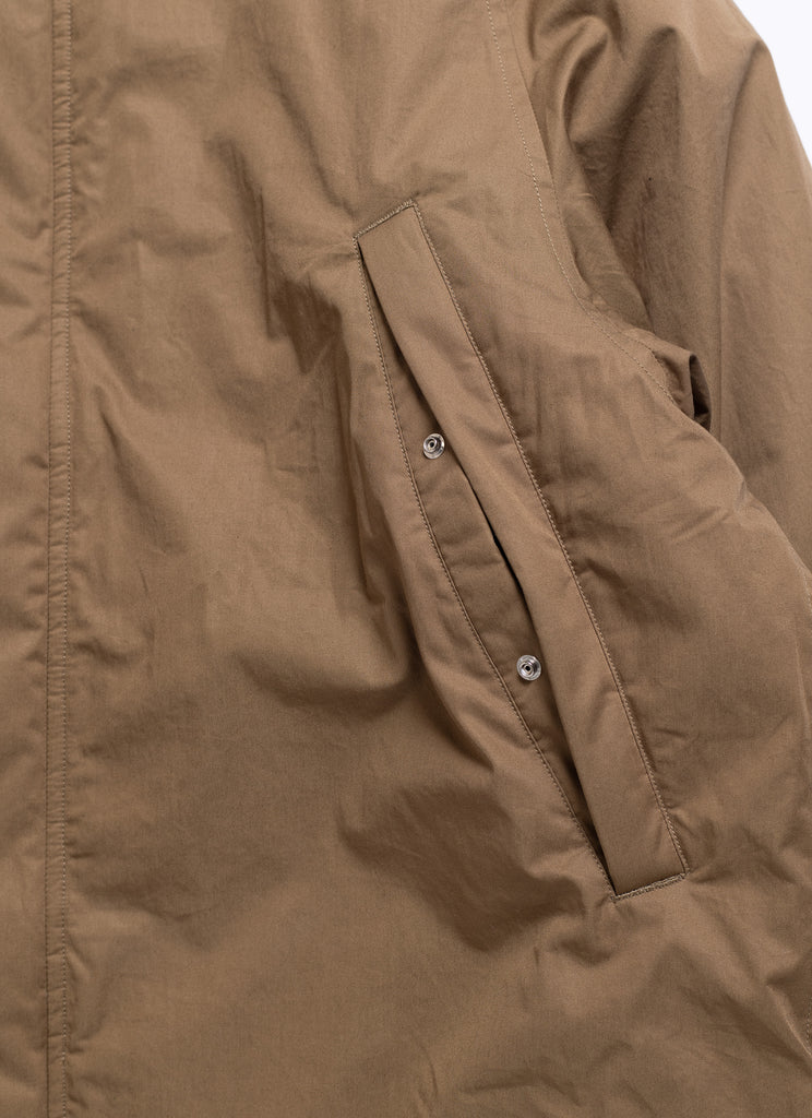 nanamica "UPPER DECK INSULATION JACKET" LIGHT BROWN