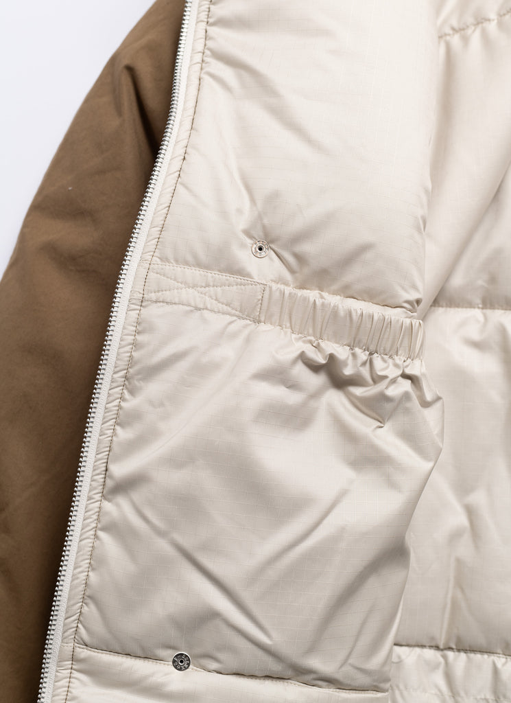 nanamica "UPPER DECK INSULATION JACKET" LIGHT BROWN