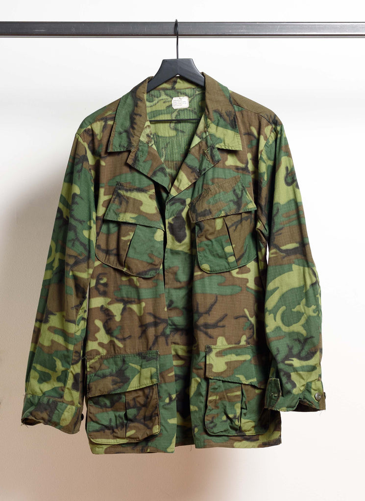 JUNGLE FATIGUE JACKET - ERDL GREEN LEAF CAMO