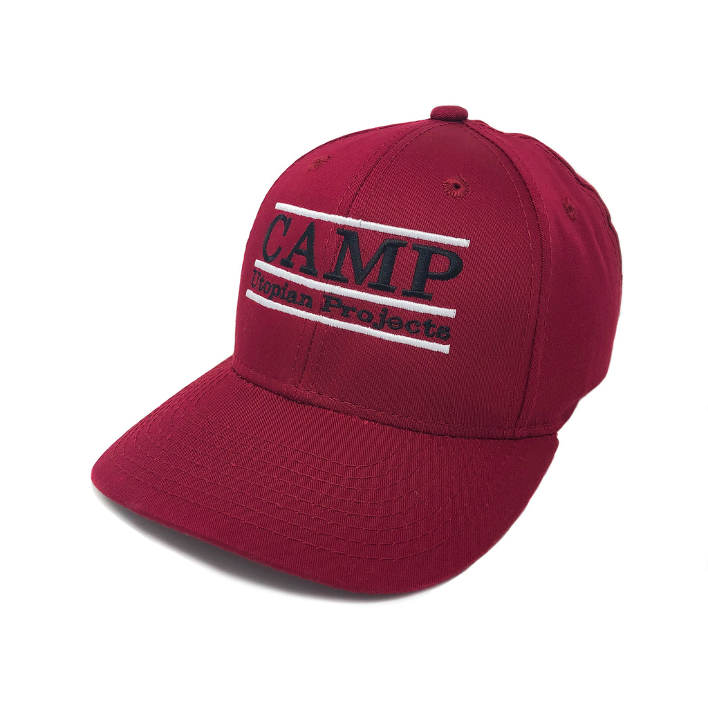 UTOPIAN PROJECTS "THE GAME HAT UP-07" CAMP/BURGUNDY