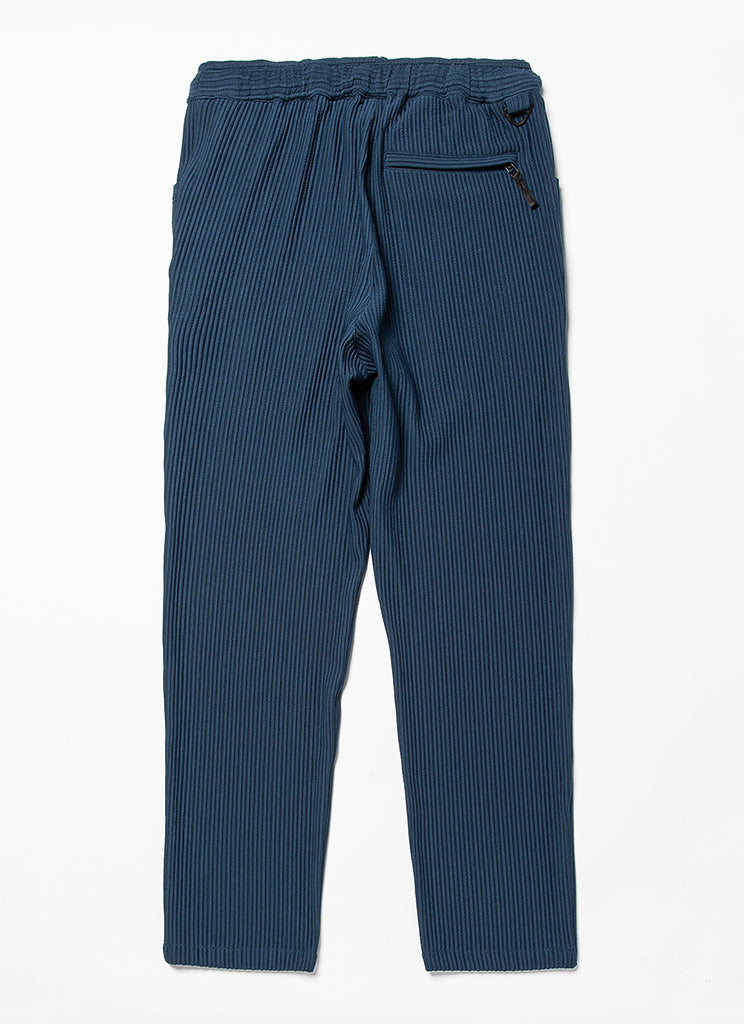 meanswhile "UNEVEN FABRIC SLIM TROUSERS" NAVY