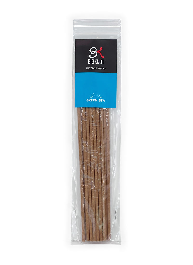 BIG KNOT "INCENSE STICKS" GREEN SEA