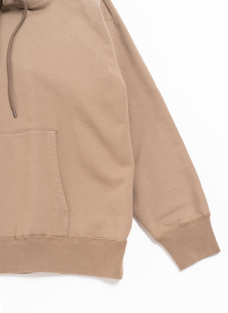 NANAMICA "HOODED PULLOVER" TAUPE