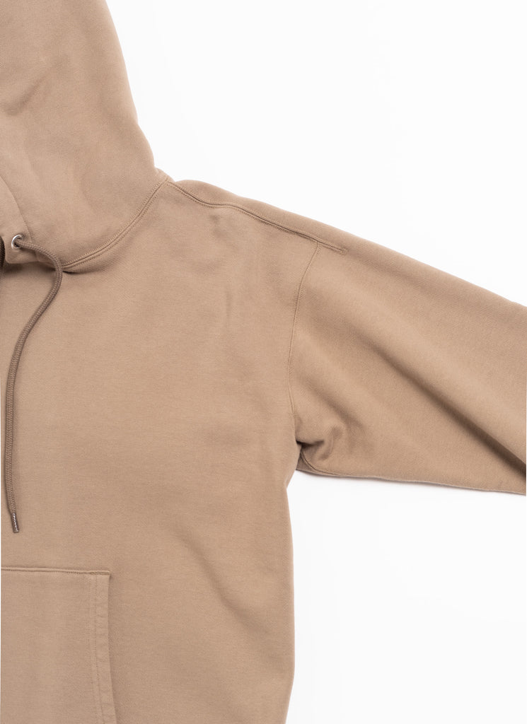 NANAMICA "HOODED PULLOVER" TAUPE