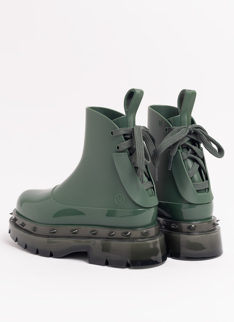 UNDERCOVER X MELISSA "SPIKES BOOTS" GREEN