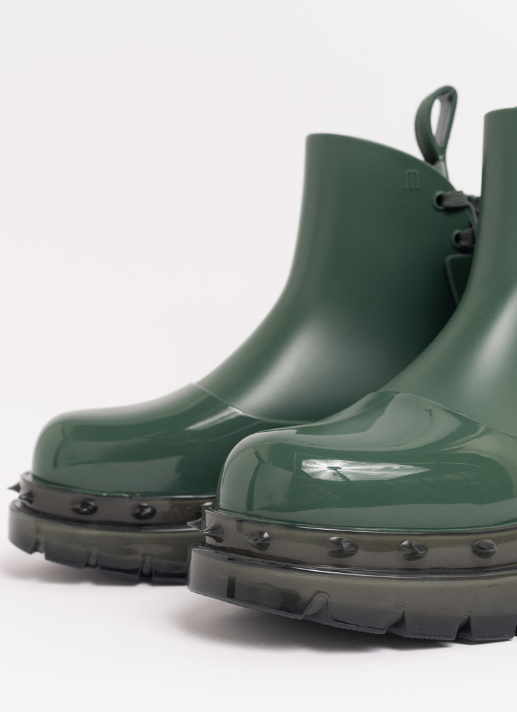 UNDERCOVER X MELISSA "SPIKES BOOTS" GREEN