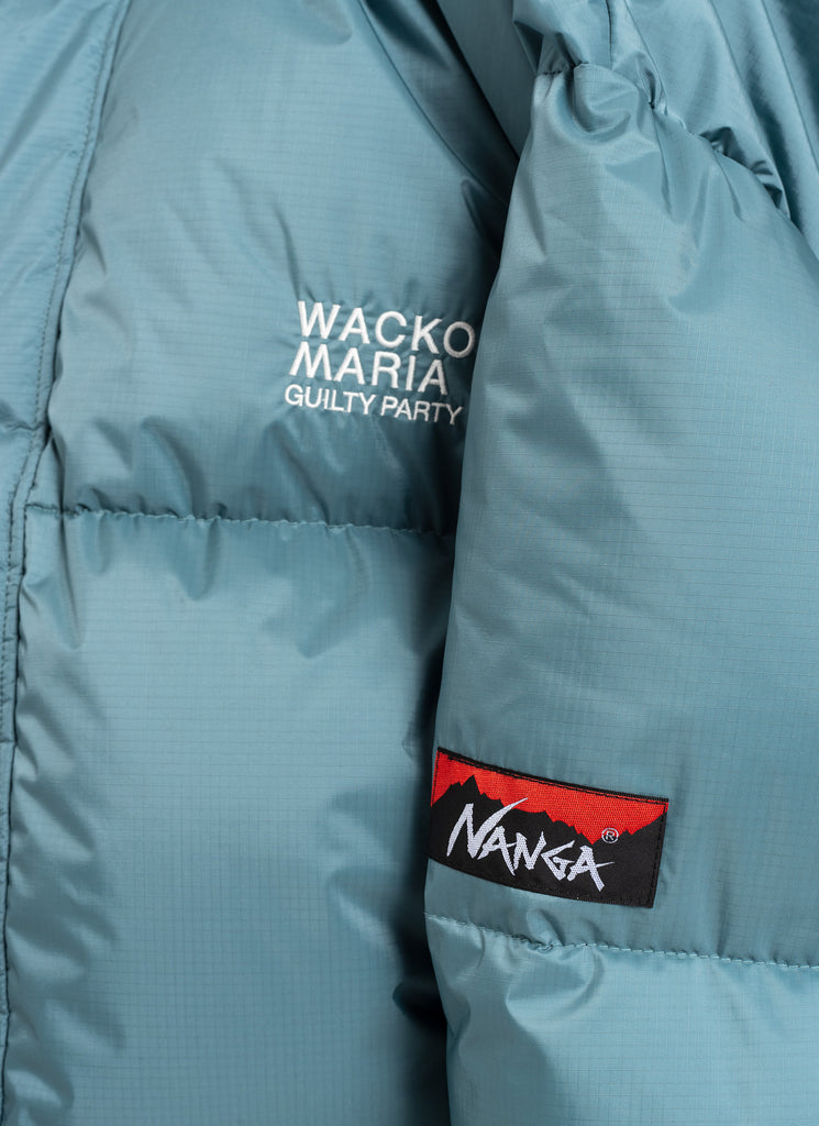 WACKO MARIA/GUILTY PARTIES X NANGA "DOWN JACKET" BLUE GRAY